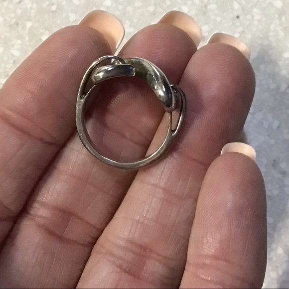 Open heart sterling ring - Picture 2 of 3